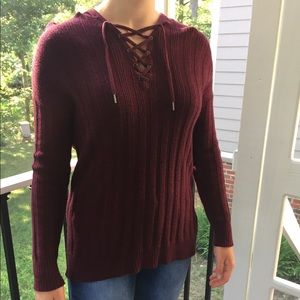 Maroon American Eagle Sweater